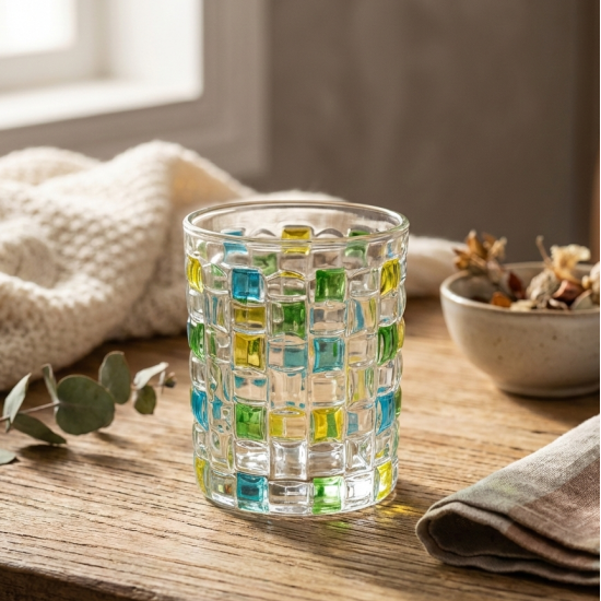 Glass Cups Set 6 Pcs